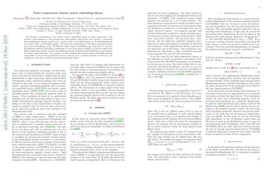 Finite Temperature Theory Explained