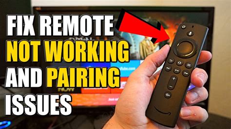 Firestick Remote Not Working