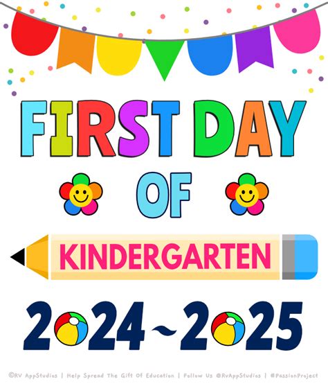 First Day Of Kindergarten