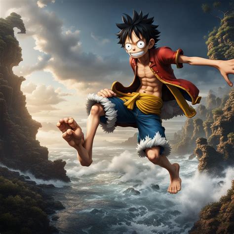 First Gear Luffy Ai Generated Artwork Nightcafe Creator