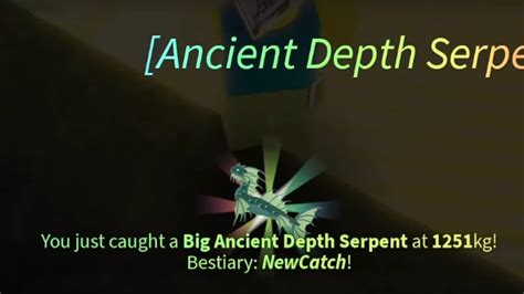 Fisch Big Ancient Depth Serpent