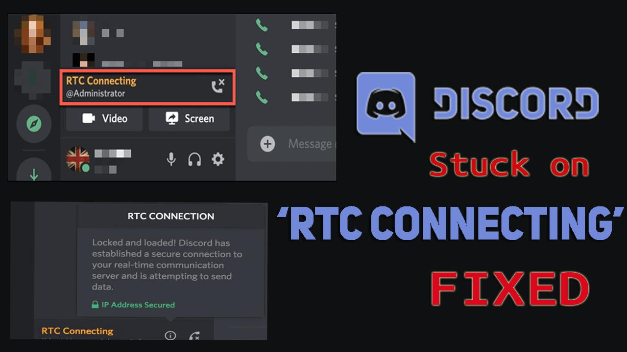 Fix Discord Stuck In Rtc Connecting