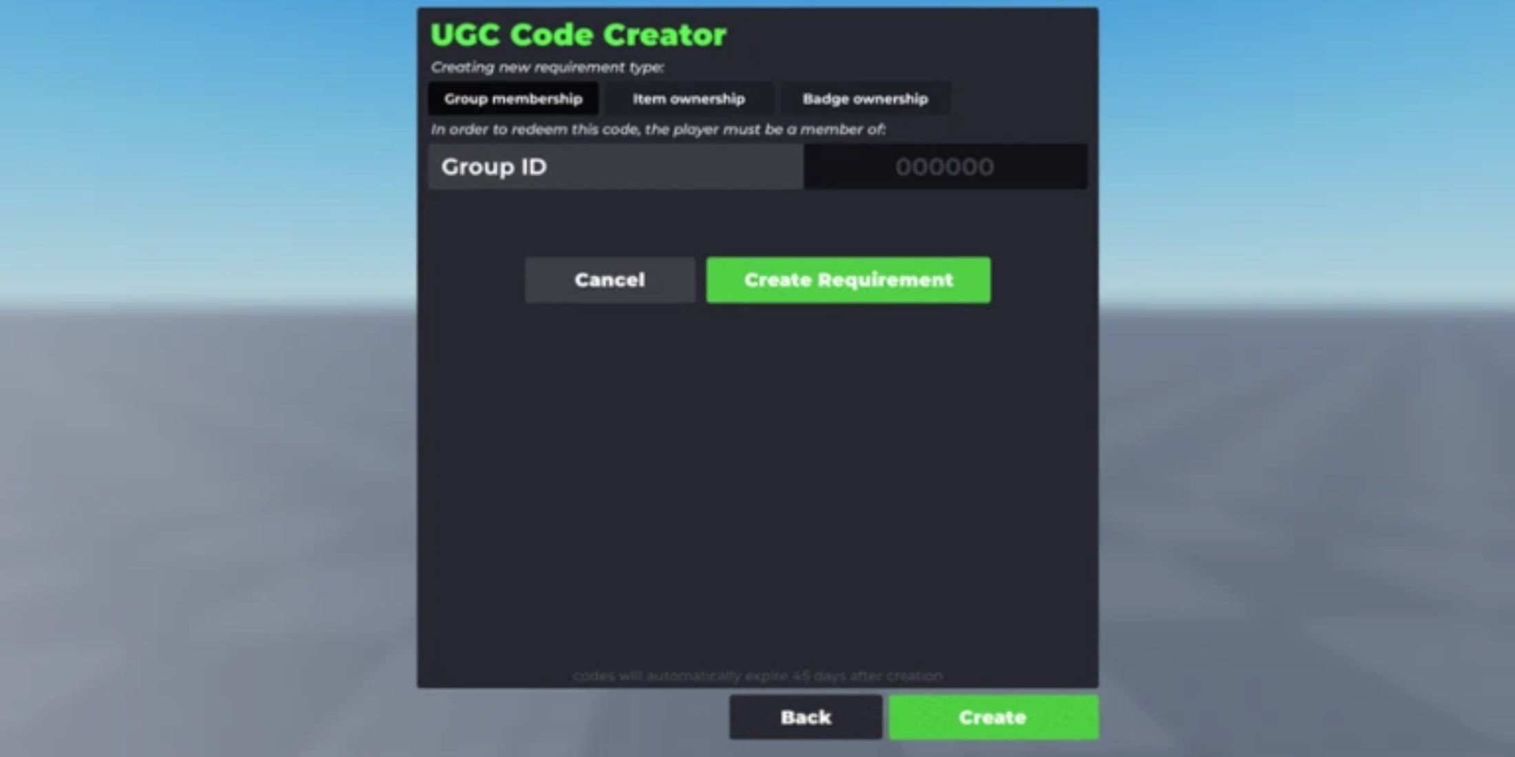 Flex Ugc Code