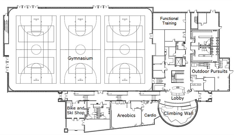 Floor Plans Student Life Center Recreational Services