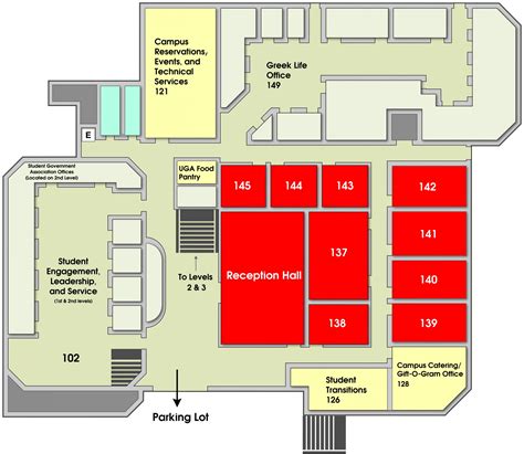 Floor Plans Tate Student Center