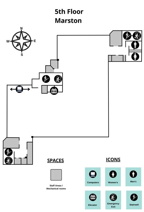 Floorplan 5Th Floor Marston Science Library Uf Libraries