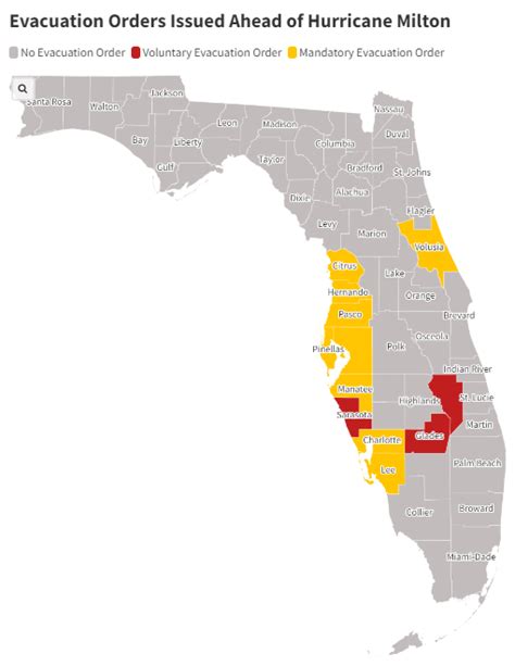 7 Milton Evacuation Zones For Safe Escape - Black Atlantic