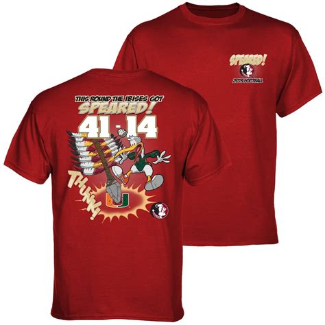 Florida State Seminoles Fsu Vs Miami Hurricanes 2013 Score T Shirt