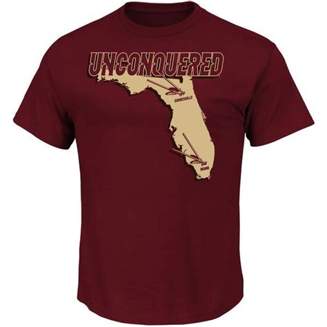 Florida State Seminoles Majestic Local T Shirt Garnet 19 99