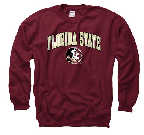 Florida State Seminoles Sweatshirt Garnet Crewneck Midsize 41991 6