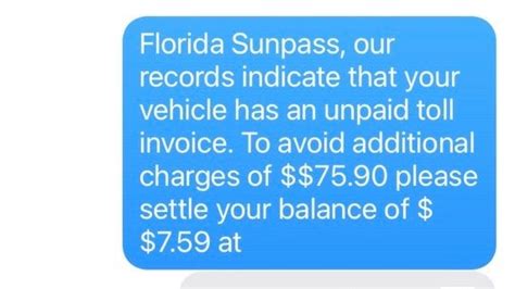 Florida Sunpass Toll Scam Texts Being Sent What To Do