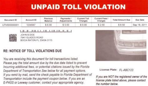 Florida Warns Of Scam Company Sending Toll Invoices Palm Beach Civic