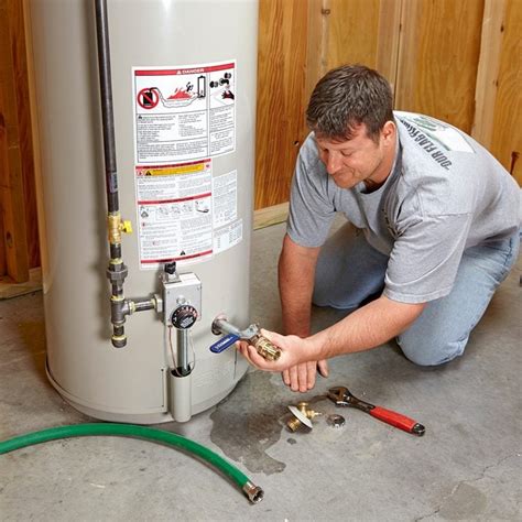 Flush Water Heater Tank