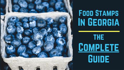 Food Stamps In Georgia The Complete Guide Breyer Home Buyers