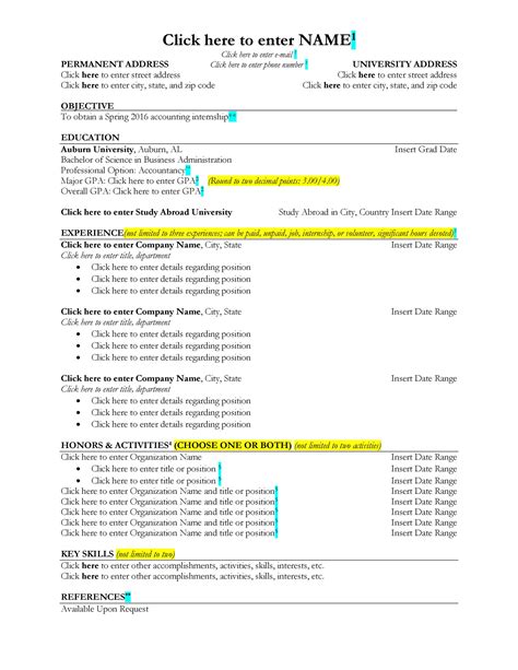 For College Students Resumes Student Resume Template College Inside