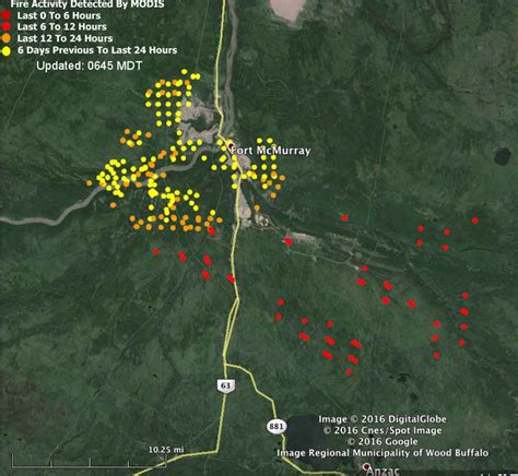 Fort Mcmurray Fire Map: Track Evacuation Zones