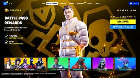 Fortnite Chapter 4 Season 2 Battle Pass Tier 100 Youtube