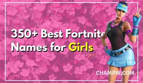 Fortnite Girls Names