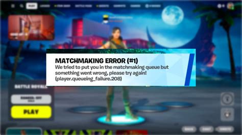 Fortnite Matchmaking Error 1 How To Fix It Esports Gg