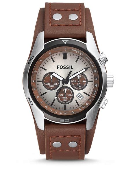 Fossil Coachman Chronograph Ch2565 Tom Holland Uncharted Watch Id