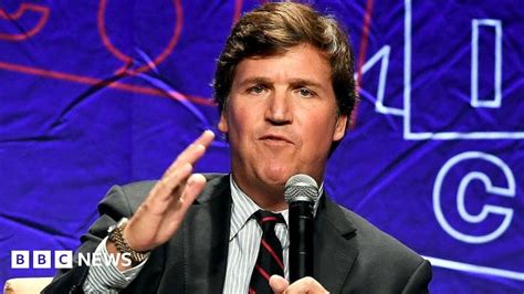 Fox News Host Tucker Carlson In Lewd Recordings Controversy Bbc News