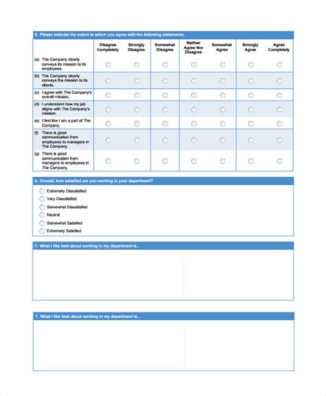 Free 39 Survey Forms In Ms Word