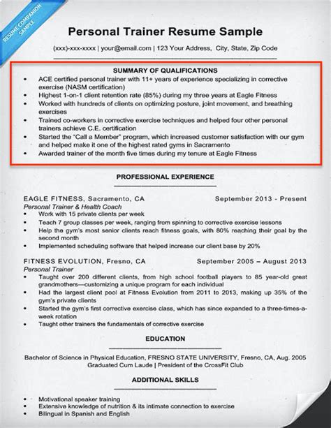 Free 6 Good Qualification Summary For Resume Free Samples Examples