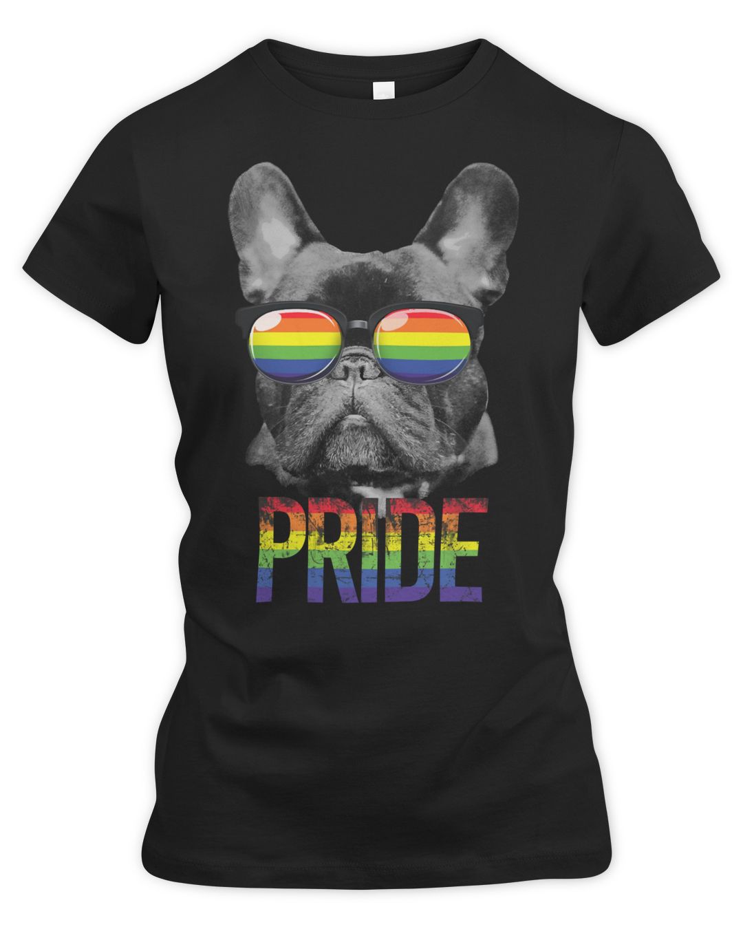 French Bulldog Frenchie Dog Gay Pride Lgbt Sunglasses Flag Equality