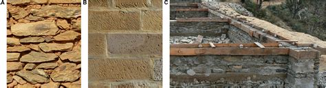 Frontiers Rubble Stone Masonry Buildings With Cement Mortar Design