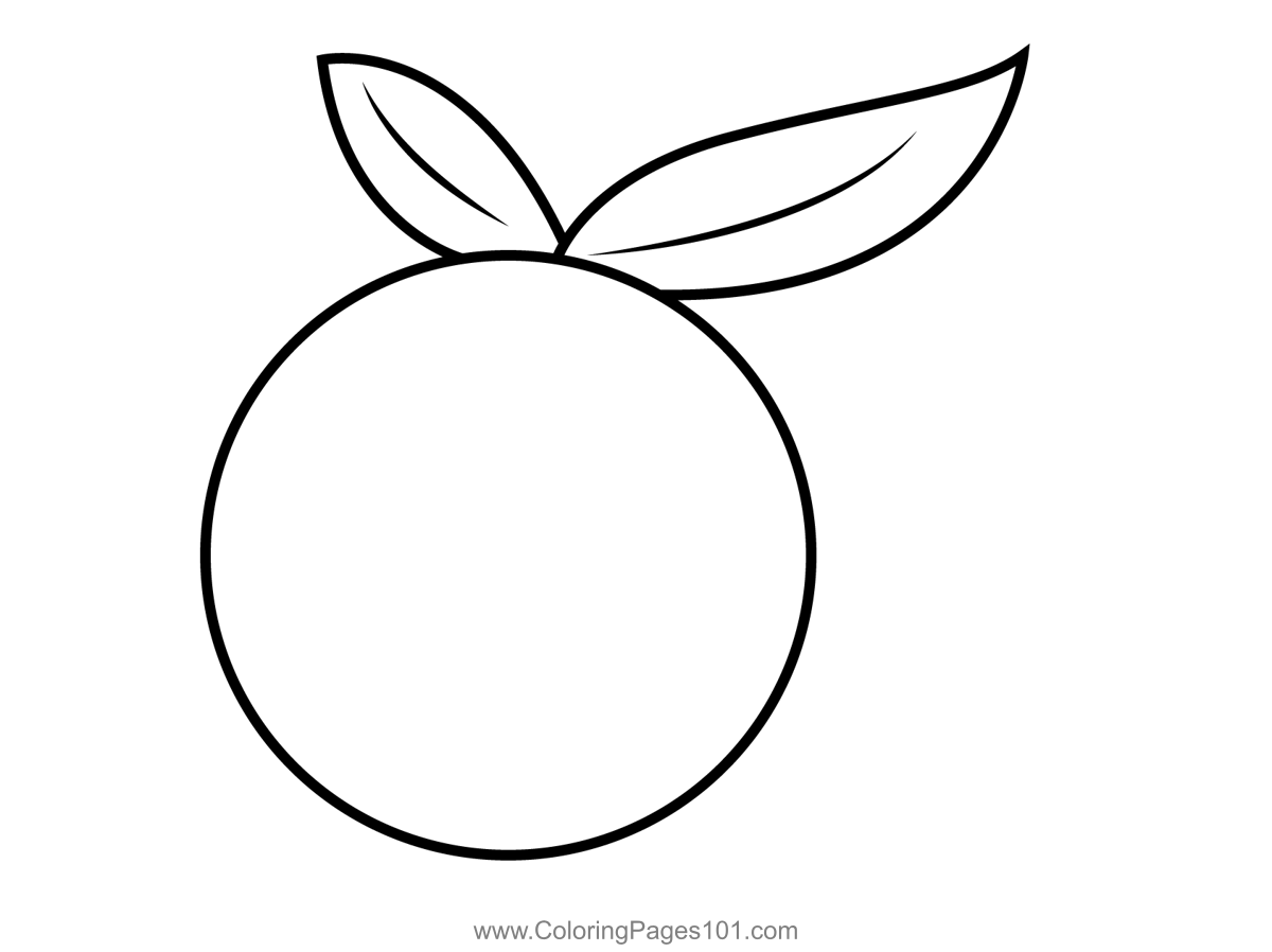 Fruit Coloring Page: Colorful Pictures To Print