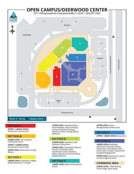 Fscj Deerwood Campus Map Map Vector