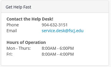 Fscj Help Desk: Get Instant Support