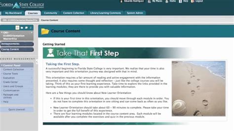 Fscj Online Orientation The Center For Elearning Youtube