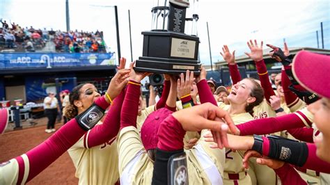 Fsu Softball Wins 2023 Acc Softball Tournament Championship As Keen S