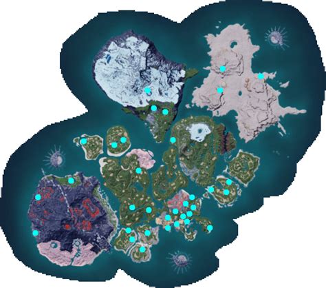 Full Palworld Map All Regions And Key Locations