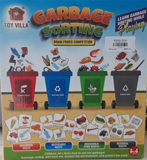 Garbage Sorting Brain Box Games