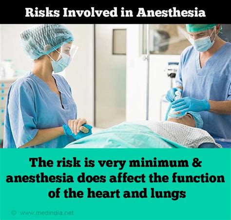 General Anesthesia Risks Post Operative Recovery Complications