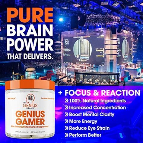 Genius Gamer Elite Gaming Nootropic Focus Amp Brain Booster