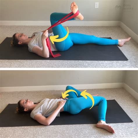 Gentle Passive Stretches For Internal Hip Rotation Dani Winks