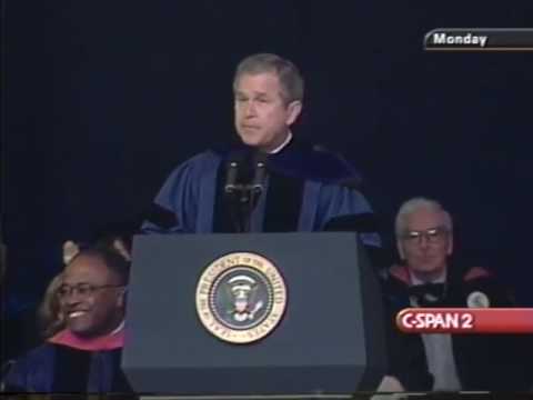 George W Bush Delivers Yale Commencement Speech 2001 Transition Studies