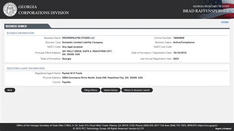 Georgia Business Entity And Corporation Search Ga Secretary Of State