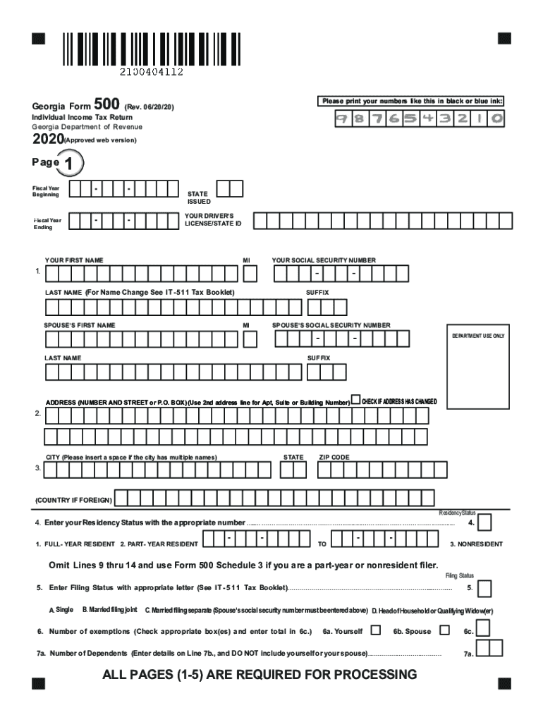 Georgia Income Tax Rate Complete With Ease Airslate Signnow