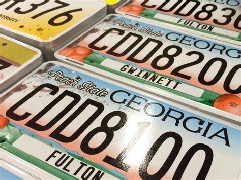 Georgia License Plates Why So Many Designs Wabe