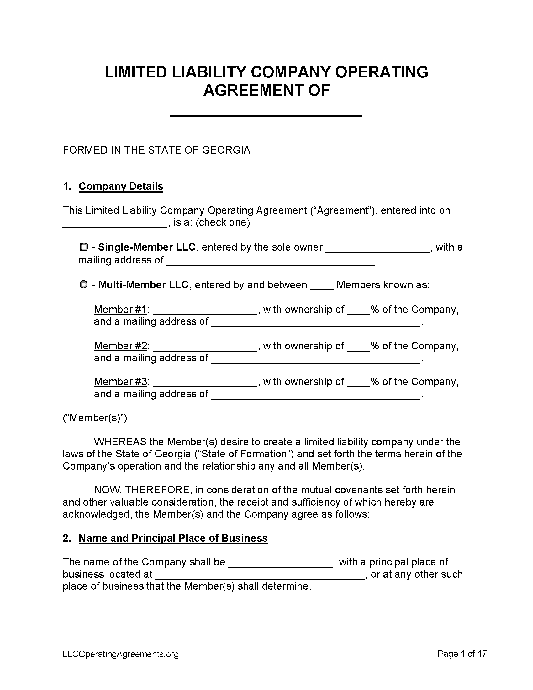 Georgia Llc Search Results: Find Your Company