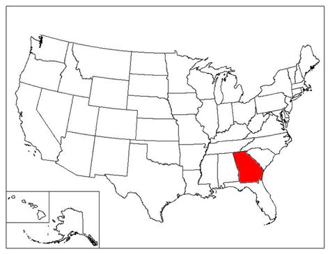 Georgia State Data Population Symbols Government Sports Facts