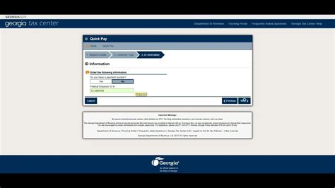 Georgia Tax Payment: File Easily Online