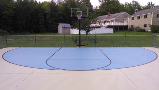 Get Your Game On Improve Your Skills On An Outdoor Concrete Basketball