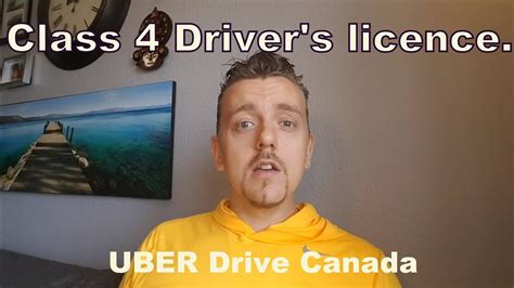 Getting Your Class 4 Driver S Licence In Alberta For Uber Youtube