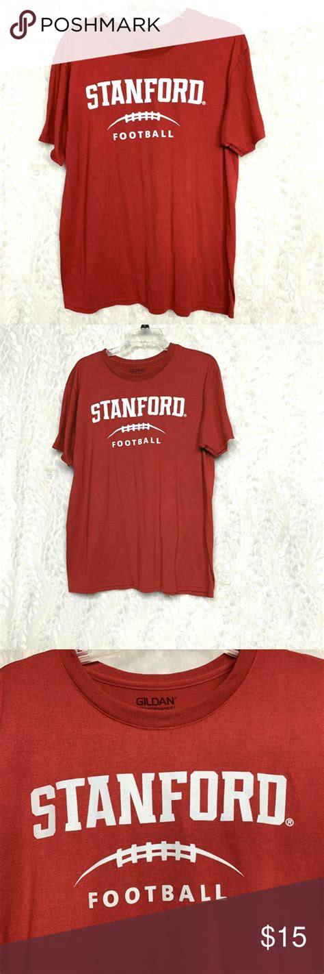 Gildan Perfomance Mens Large Red Stanford Football Stanford Football