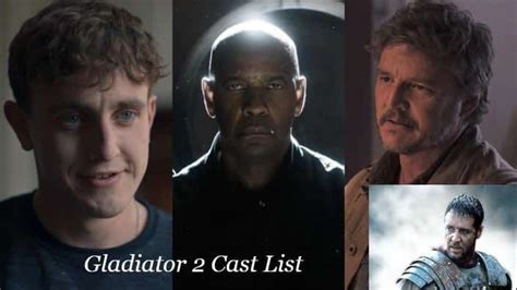 Gladiator 2 Cast List Release Date Ott Budget Trailer Plot